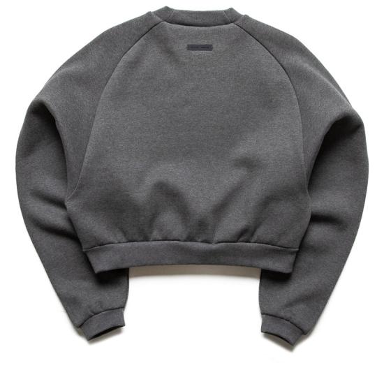 26SS 피어오브갓 에센셜스 우먼스 90's 래글런 크루넥 스웨트셔츠 192HO257831FW CHARCOAL HEATHER DOM - FEAR OF GOD