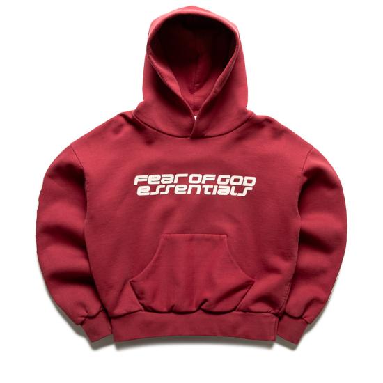 26SS 피어오브갓 후드 티셔츠 192HO255541FW CRIMSON DOM