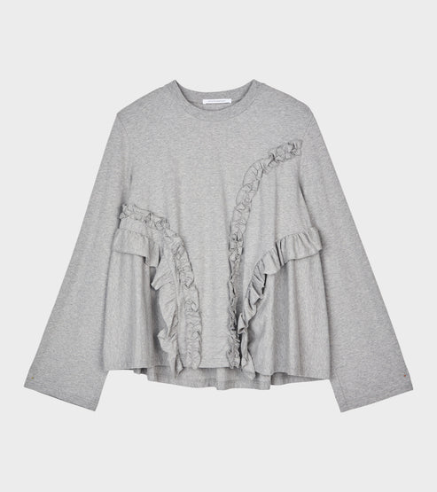 26SS 세실리아 반센 긴팔 티셔츠 425RTW19006 GREYMELANGE GREY MELANGE DOM