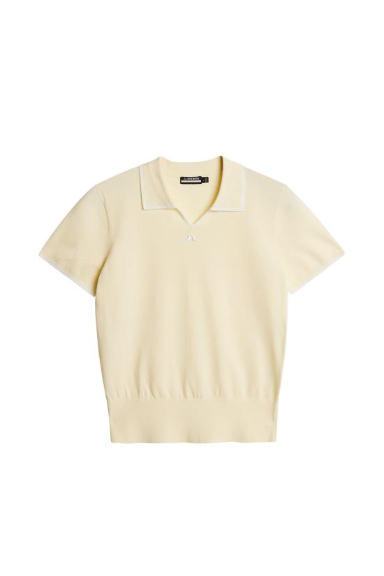 26SS 제이린드버그 폴로 티셔츠 GWKW15019K043 LEMON ICING DOM