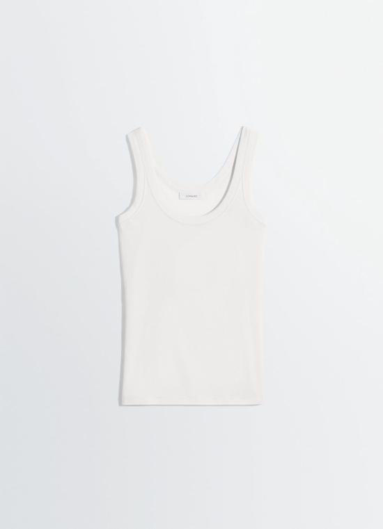 26SS 르메르 저지 탱크탑 TS0001 LJ1016 048 LIGHT CREAM DOM