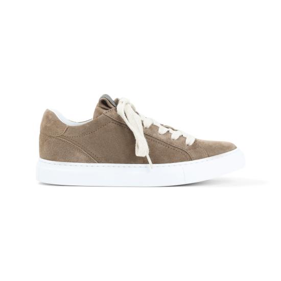 26SS 브루넬로 쿠치넬리 프레셔스 루프 스웨이드 스니커즈 MZSFG2525 C8921 SUMMER TORBA - BRUNELLO CUCINELLI