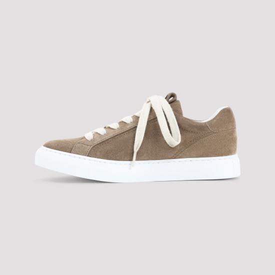 26SS 브루넬로 쿠치넬리 프레셔스 루프 스웨이드 스니커즈 MZSFG2525 C8921 SUMMER TORBA - BRUNELLO CUCINELLI