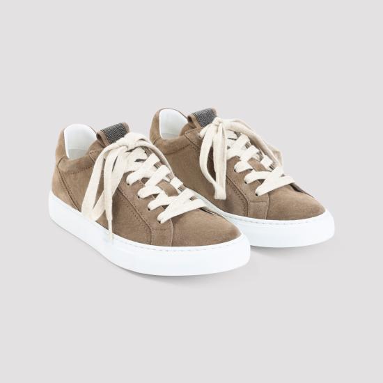 26SS 브루넬로 쿠치넬리 프레셔스 루프 스웨이드 스니커즈 MZSFG2525 C8921 SUMMER TORBA - BRUNELLO CUCINELLI