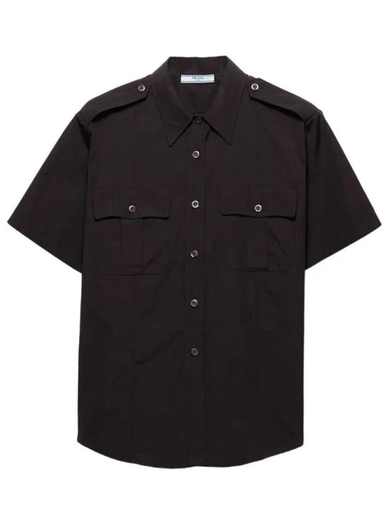 26SS 프라다 셔츠 P411JSOOO 1XV2 F0002 NERO