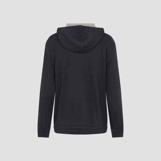 26SS 브루넬로 쿠치넬리 모닐리 지퍼루프 집업 MD828SB806 C9142 CARBONE - BRUNELLO CUCINELLI