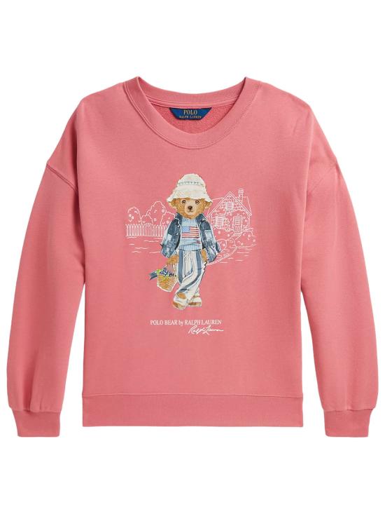 26SS [키즈] 랄프 로렌 트레이닝 상의 313A11783 002 DESERT ROSE