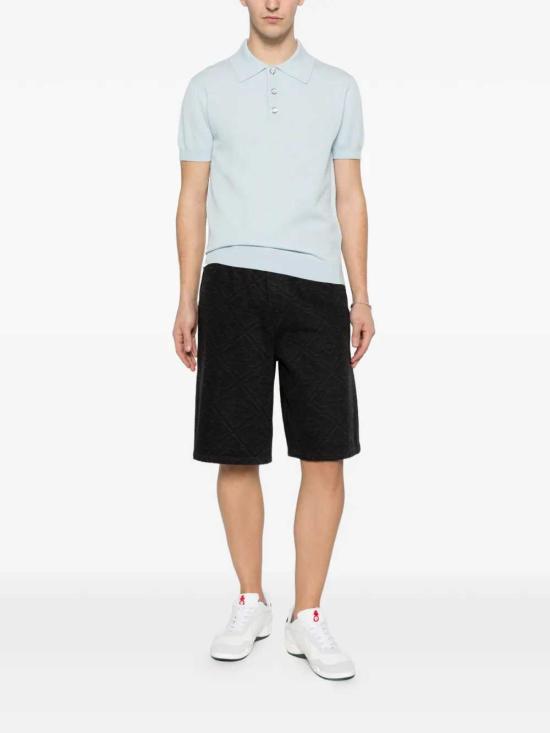 26SS 카사블랑카 폴로 티셔츠 MSS26KW129502 BLUE - CASABLANCA