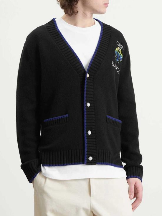 26SS 카사블랑카 스웨터 UMSP26KW1201 NERO - CASABLANCA