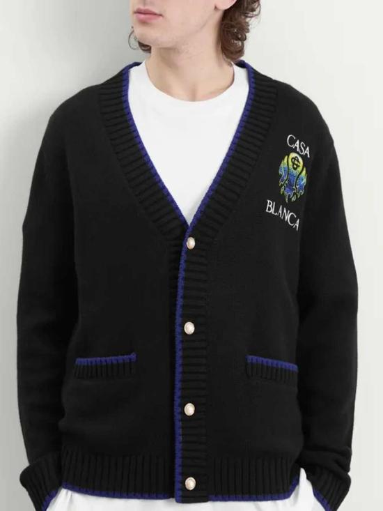 26SS 카사블랑카 스웨터 UMSP26KW1201 NERO - CASABLANCA