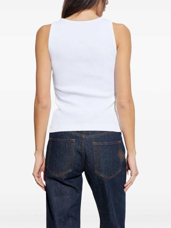 26SS 카사블랑카 민소매 티셔츠 WSP26JTS03902 BIANCO - CASABLANCA