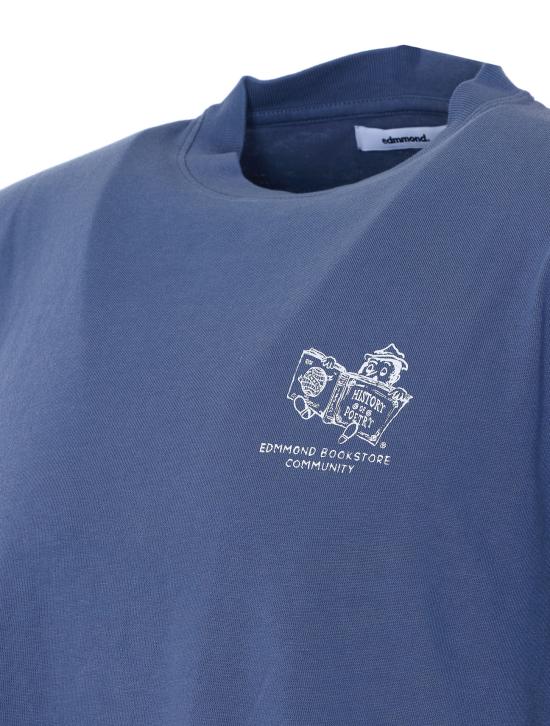 26SS 에드몬드 스튜디오 반팔 티셔츠 3018560 DK BLUE Blue - EDMMOND STUDIOS