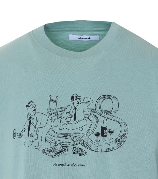 26SS 에드몬드 스튜디오 반팔 티셔츠 3023620 SAGE GREEN Green - EDMMOND STUDIOS