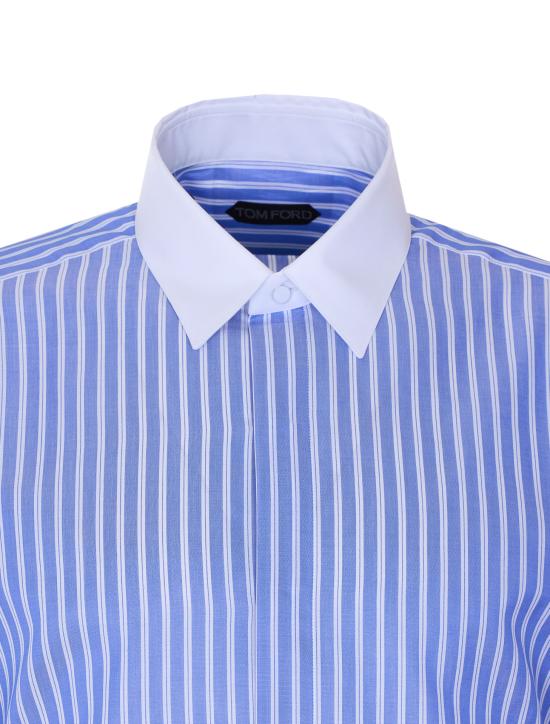 26SS 톰포드 셔츠 HLBA02 C0028WUC Blue - TOMFORD