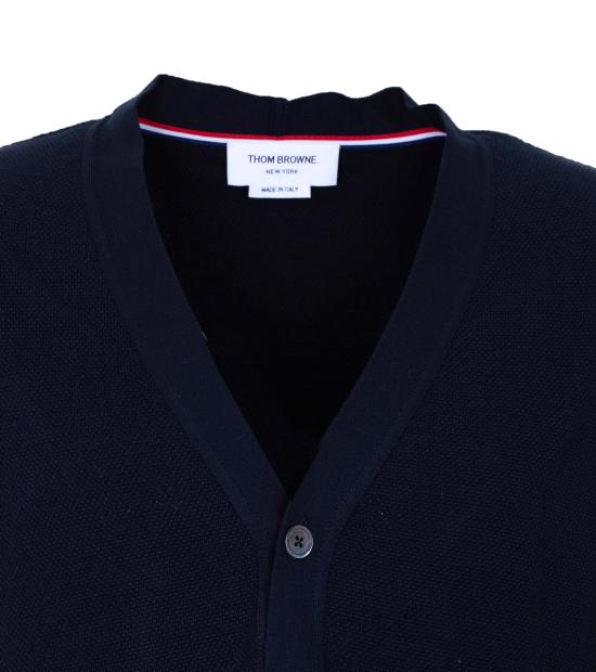 26SS 톰브라운 가디건 MJT554A J0248415 Blue - THOM BROWNE