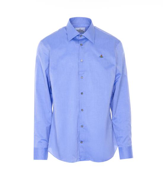 26SS 비비안웨스트우드 긴팔 셔츠 2401000J W01ESK403 Blue