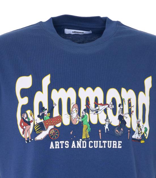 26SS 에드몬드 스튜디오 반팔 티셔츠 3027560 DK BLUE Blue - EDMMOND STUDIOS