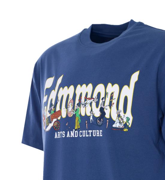 26SS 에드몬드 스튜디오 반팔 티셔츠 3027560 DK BLUE Blue - EDMMOND STUDIOS