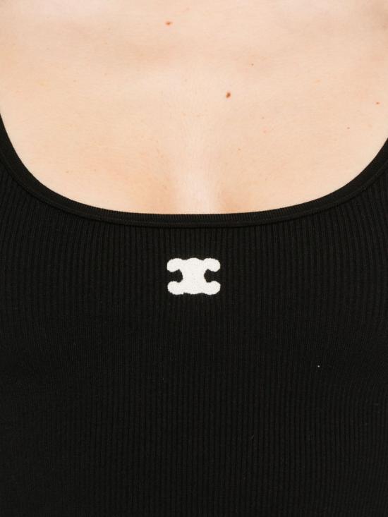 26SS 셀린느 민소매 티셔츠 RY0D2D020 38NO Black - CELINE