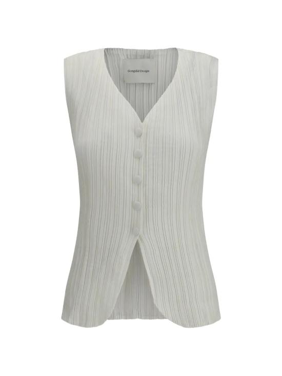 26SS GONGDID DESIGN 베스트 GD198WHITE White