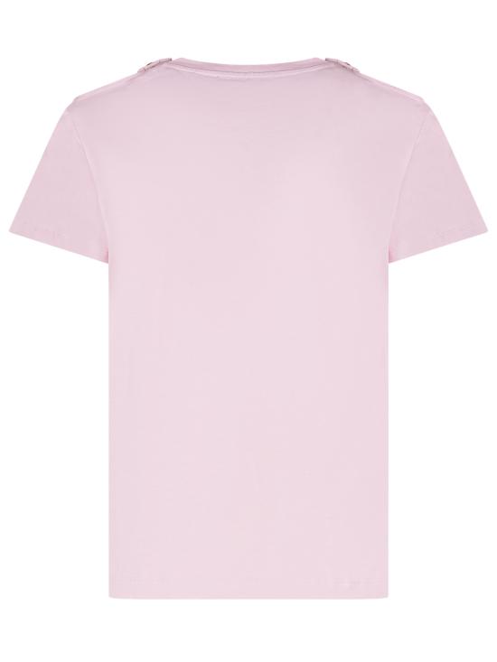 26SS [키즈] 발망 티셔츠 BY8B51Z3672 51EBC ROSA CHIARO BIANCO - BALMAIN