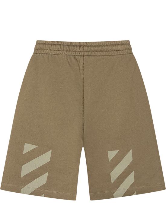 26SS [키즈] 오프화이트 쇼츠/버뮤다 44BCI001S26F00 6311 MARTINI OLIVE - OFF WHITE