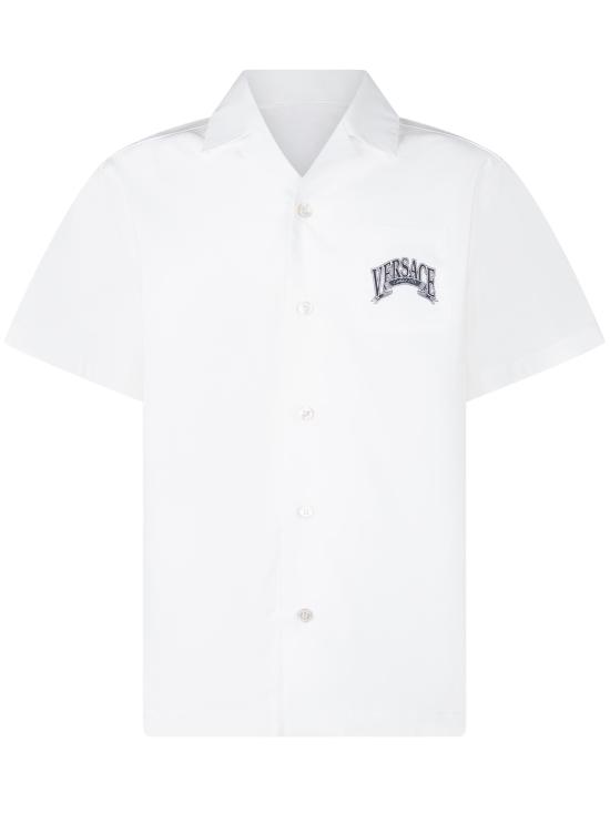 26SS [키즈] 베르사체 셔츠 10229091A16937 2W300 WHITE NAVY