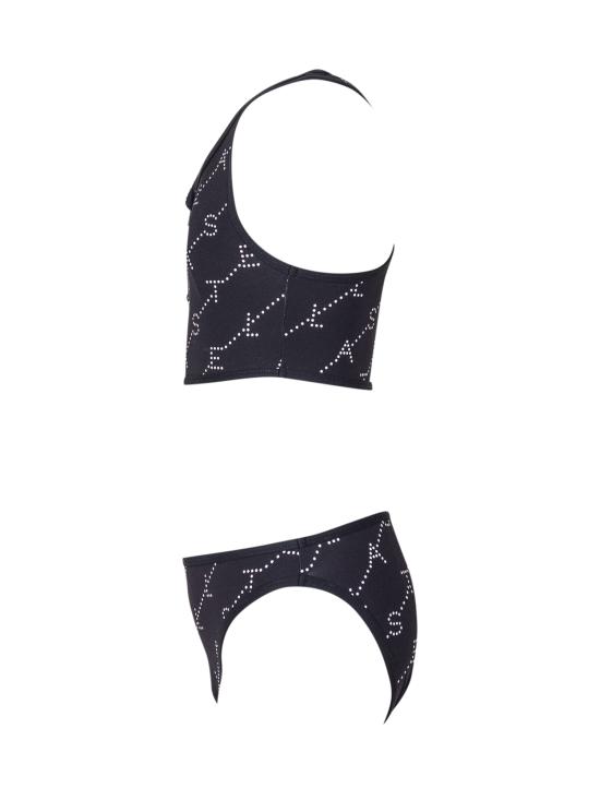 26SS [키즈] 스텔라 맥카트니 비키니 TYCA15Z3479 930BC BLACK WHITE - STELLA MCCARTNEY