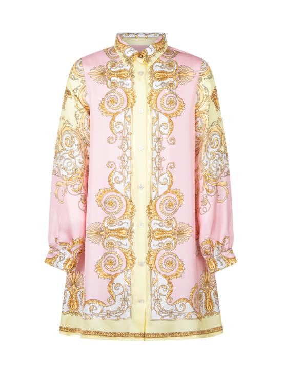 26SS [키즈] 베르사체 원피스 10195331A17228 5Y590 PALE YELLOW ROSE