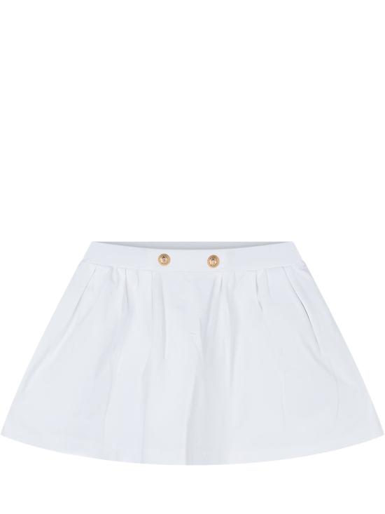 26SS [키즈] 발망 스커트 BY7A01Z3277 100OR WHITE GOLD