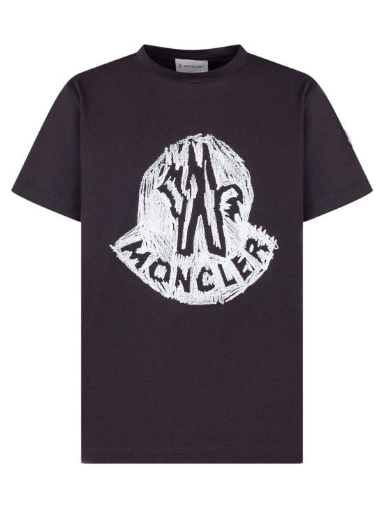26SS [키즈] 몽클레어 티셔츠 L19548C0001589AFV 999 NERO