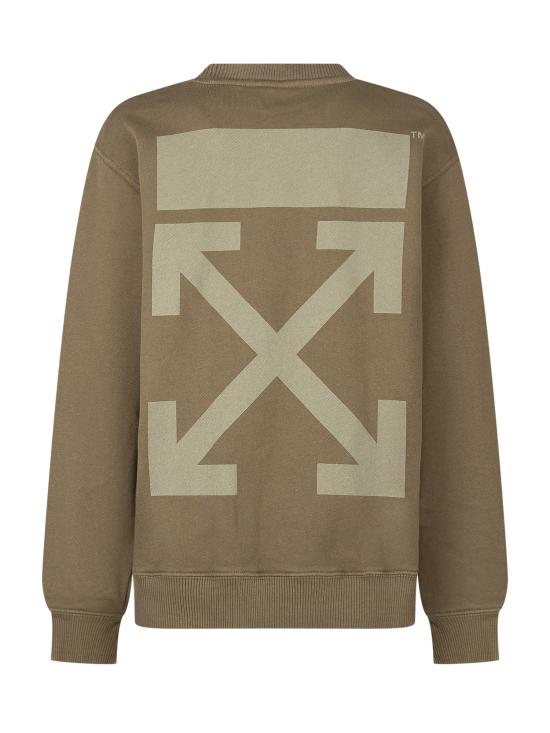 26SS [키즈] 오프화이트 트레이닝 상의 44BBA001S26F00 9311 MARTINI OLIVE - OFF WHITE