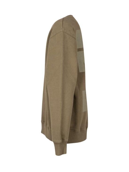 26SS [키즈] 오프화이트 트레이닝 상의 44BBA001S26F00 9311 MARTINI OLIVE - OFF WHITE