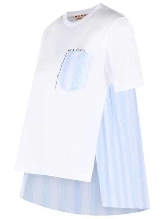 26SS 마르니 반팔 티셔츠 THJE0378Q1 UTC44600W01 White - MARNI