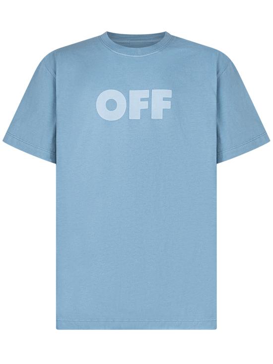 26SS [키즈] 오프화이트 티셔츠 44GAA001S26J00 9451 DUSTY BLUE
