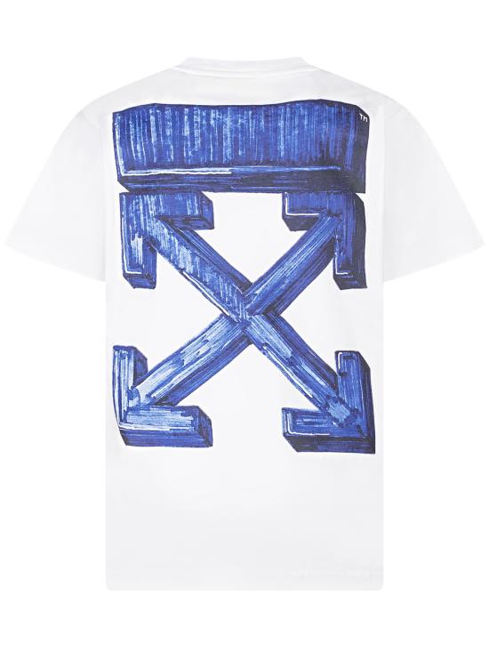 26SS [키즈] 오프화이트 티셔츠 44BAA002S26J00 5100 WHITE - OFF WHITE