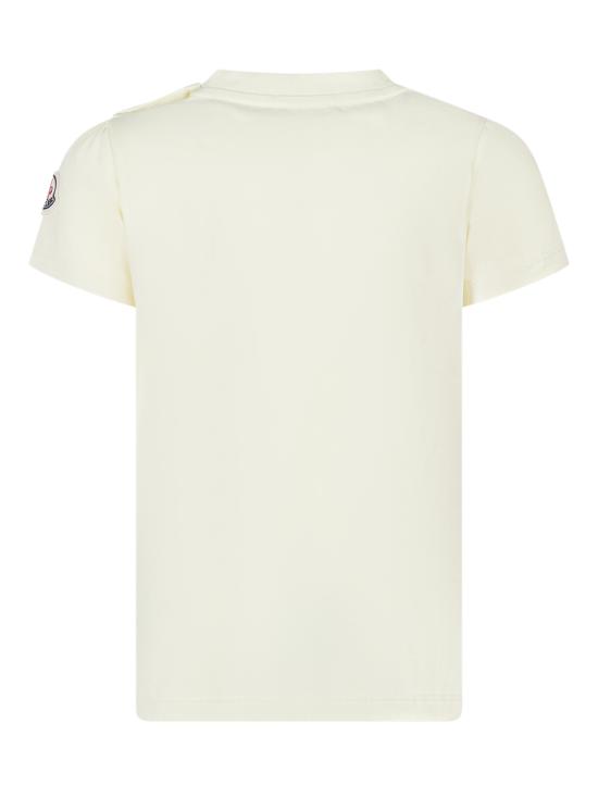 26SS [키즈] 몽클레어 티셔츠 L19518C0001189AUM 102 GIALLO CHIARO - MONCLER