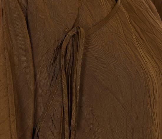 26SS 우마 왕 긴팔 티셔츠 UP1013 UW240 Brown - UMA WANG