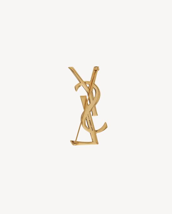 26SS 생로랑 브로치 700582Y15008204 Gold - SAINT LAURENT
