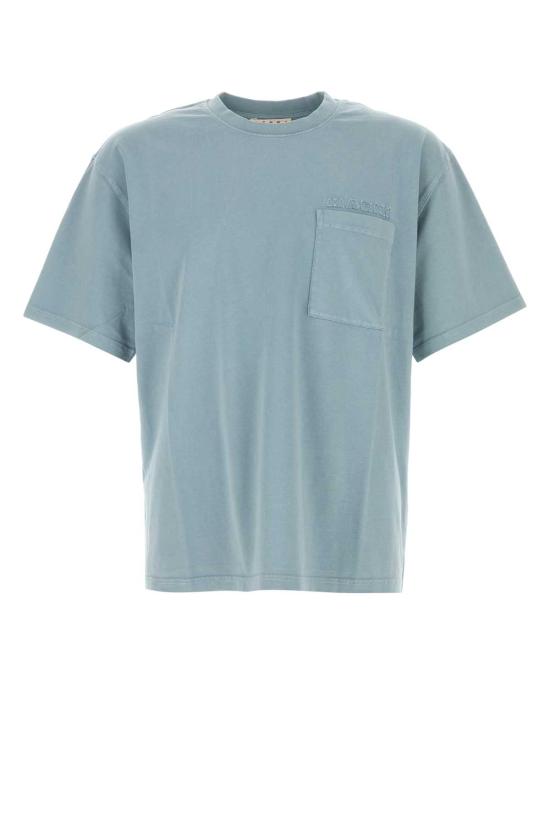 26SS 마르니 반팔 티셔츠 HUMU0358GXUSCY94 TCB31 Light Blue