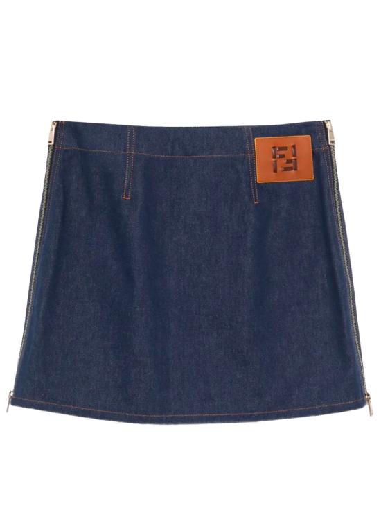 26SS 펜디 데님 스커트 FLQ608 AOHS F0QB0 NAVY - FENDI