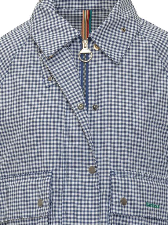 26SS 바버 X 폴스미스 자켓 LCA0383 NY71 NAVY WHITE GINGHAM - BARBOUR X PAUL SMITH
