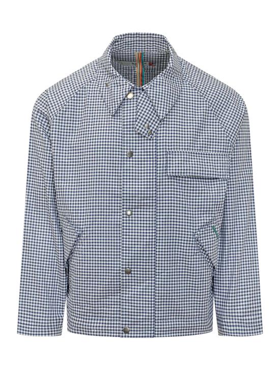 26SS 바버 X 폴스미스 긴팔 셔츠 MCA1128MCA NY71 NAVY WHITE