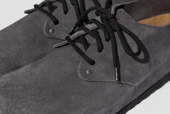 26SS 버켄스탁 로퍼 메인 - 스웨이드 가죽 / 차콜 - 내로우 1031747 - BIRKENSTOCK