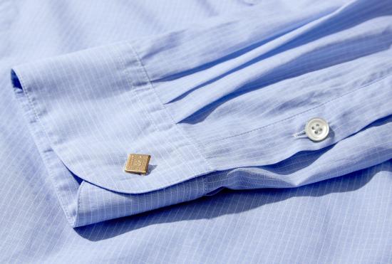 26SS NICENESS 긴팔 셔츠 로미오 - 데드스톡 라이트 블루 패턴 드레스  NN-2702Y17 체크 - OTHER BRANDS