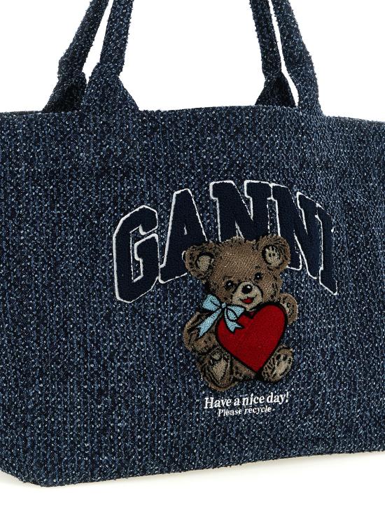 26SS 가니 토트백 B2110028077 Blue - GANNI