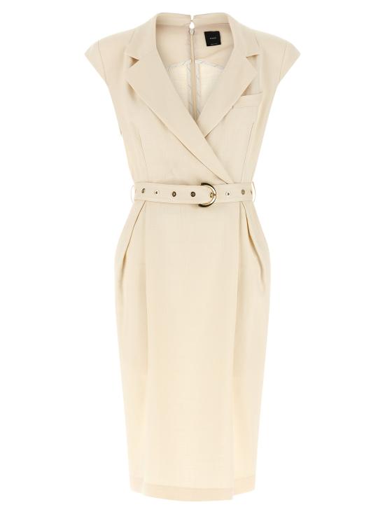 26SS 핑코 미디 원피스 106565A2W6C00 White