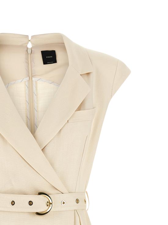 26SS 핑코 미디 원피스 106565A2W6C00 White - PINKO