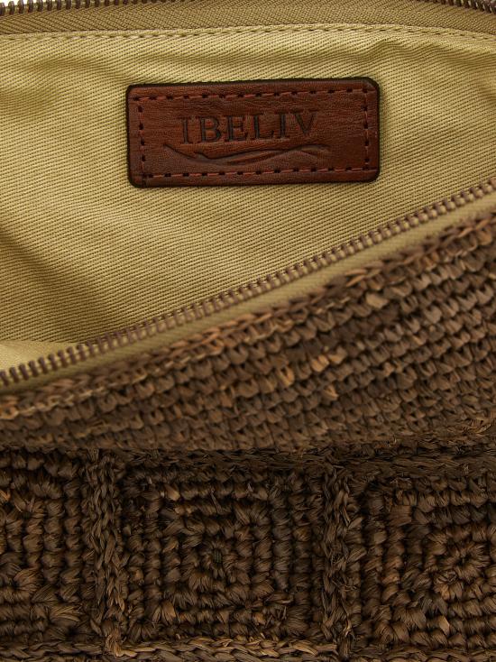 26FW 이벨리브 클러치/파우치 TANALADARKTEA Brown - IBELIV