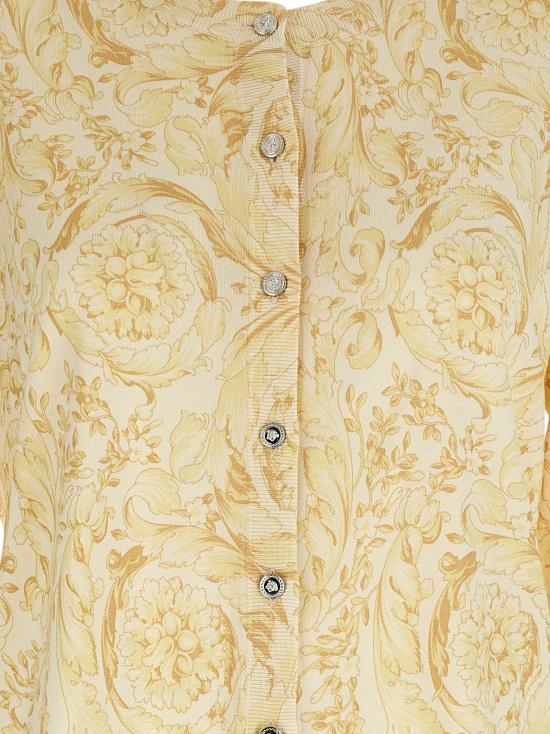 26SS 베르사체 가디건 10230201A170155Y570 Yellow - VERSACE